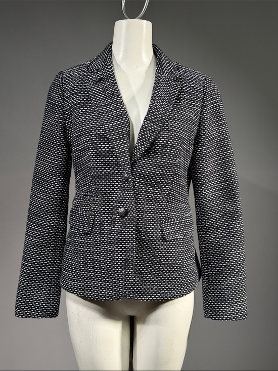 Banana Republic Jackets & Blazers - Banana Republic Black & White Knit Blazer (rack10)